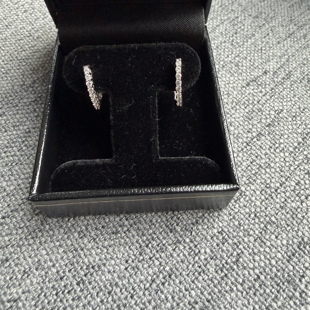 Diamond Mini Hoop Earrings